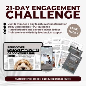 Dog Engagement & Focus Training – 21 Day At-Home Challenge for Real Results